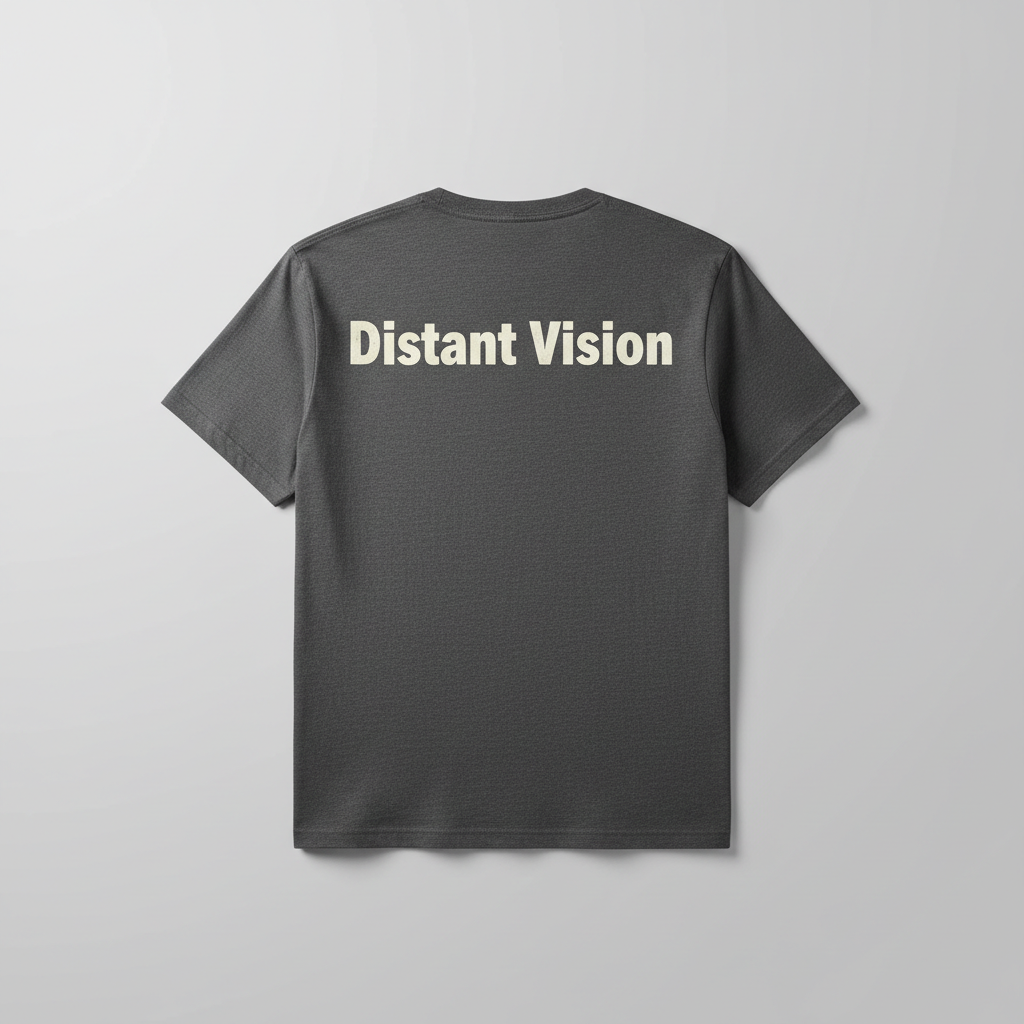 T-shirt vue de dos avec Distant Vision