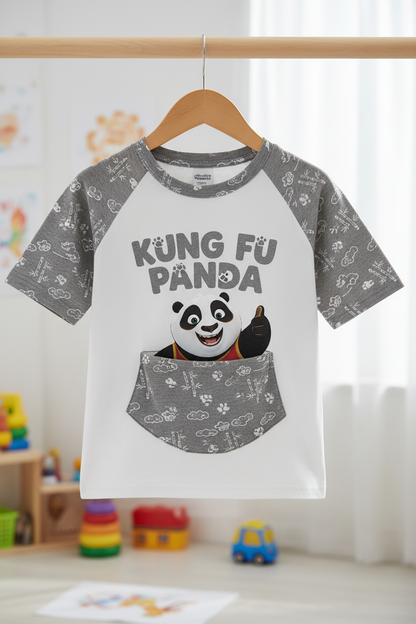 T-shirt enfant vue de face - Kung Fu Panda