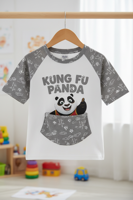 T-shirt enfant vue de face - Kung Fu Panda